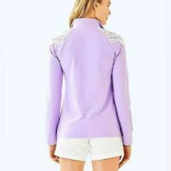 Lilly Pulitzer Skipper Popover UPF 50+ Lilac Size S - Picture 2 of 9